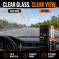 Nettoyant puissant pour vitres : élimine les taches, les dépôts gras, la colle d’insectes et l’antigel. Nettoyant hydrophobe pour vitres de voiture.