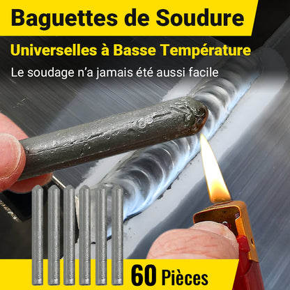 🔥 50 % de réduction ⏳ Baguettes de Soudure Universelles à Basse Température – Soudez Aluminium, Acier & Cuivre en 1 Clic ! 🔧✨