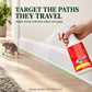 Illustrative application along a baseboard with a rat moving away