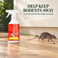 Illustration of a rat leaving selected treated kitchen edges