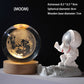Lampe de décoration de veilleuse boule de cristal galaxie 3D de Pâques (50 % de réduction)