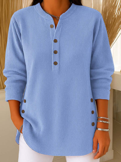 💃Dernier jour, 50 % de réduction⏰Pull à manches longues, tricoté lâche, en tissu uni, à col rond, pour femmes (achetez-en 2, livraison gratuite)