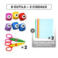 🎨 50% DE RÉDUCTION ! ✨ Perforatrice DIY Loisirs Créatifs Enfant - Crée des Formes Mignonnes (Cœurs/Étoiles/Flocons) pour Scrapbooking et Cartes 🎁📏