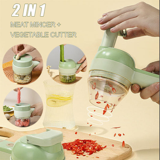 🔪 51% DE RÉDUCTION ! 💎 L’As du Cuisine Tout-en-Un – Hachoir, Éplucheur & Brosse 4-en-1 Sans Fil – Multifonction, Rapide & Indispensable 🍲