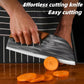 Couteau de cuisine ergonomique – Conçu pour une prise en main vers l'avant, il permet de couper facilement les légumes et la viande. Un cadeau bien pensé pour les cuisiniers amateurs. 🍅🔪