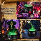 ✨🎃Halloween Decorations intérieure - Chaudrons de sorcières avec bouteilles de potion flottantes magiques et brouillard