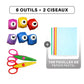 🎨 50% DE RÉDUCTION ! ✨ Perforatrice DIY Loisirs Créatifs Enfant - Crée des Formes Mignonnes (Cœurs/Étoiles/Flocons) pour Scrapbooking et Cartes 🎁📏
