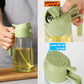 🧴 50% DE RÉDUCTION ! ✨ Pulvérisateur et Distributeur d‘Huile en Verre 2 en 1 – Design Élégant, Contrôle du Débit & Facile à Nettoyer 🫙