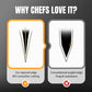 🔪 Couteau de cuisine forgé, tranchant et durable ! ⚔️