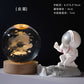 Lampe de décoration de veilleuse boule de cristal galaxie 3D de Pâques (50 % de réduction)