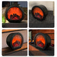 Lanterne décorative sans flamme à LED pour cheminée