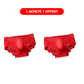 Slip sexy en dentelle pour homme avec poche respirante 3D