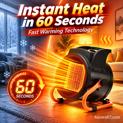 Chauffage d'appoint électrique portable haute puissance