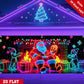 🎇🚪Bannière de Noël pour porte de garage activée par les UV, brille dans le noir🔥🎉