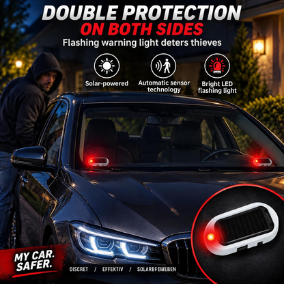 🚨50 % DE RÉDUCTION🚗Lampe LED antivol solaire compacte à LED clignotante