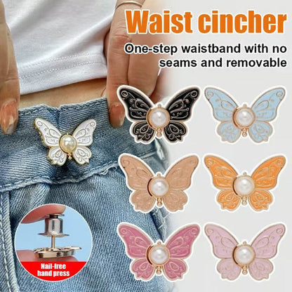 🎀🦋 OFFRE SPÉCIALE 1 ACHETÉ = 4 OFFERTS ! Boucle Papillon Réglable et Détachable – Ajustement Taille Universel, 6 Couleurs, Parfaite pour Robes, Chemises, Manteaux ✨
