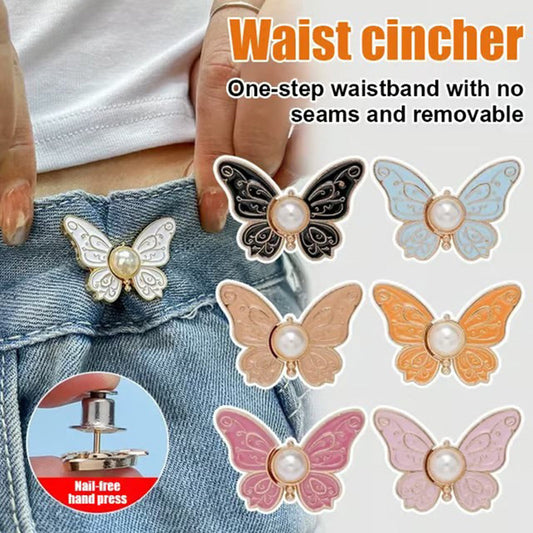 🎀🦋 OFFRE SPÉCIALE 1 ACHETÉ = 4 OFFERTS ! Boucle Papillon Réglable et Détachable – Ajustement Taille Universel, 6 Couleurs, Parfaite pour Robes, Chemises, Manteaux ✨