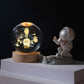 Lampe de décoration de veilleuse boule de cristal galaxie 3D de Pâques (50 % de réduction)