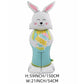 🎁SOLDES DE PÂQUES – 50 % DE RÉDUCTION 🐰🎉Ballons 3D sur pied pour Pâques Ballons géants Lapin Carotte Poussin Œuf Décoration pour fête de Pâques Cadeau pour enfants Décoration de jardin gonflable à l'air