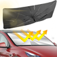 ☀️🚗 PROMO FLASH 50% ! Pare-Soleil pour Pare-Brise Voiture – Revêtement Nano Titane Argenté, Bloque 99% des UV, Pliable, Étui Capsule, Léger 400g, Compatible Tous Véhicules ✨