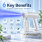 🧴 50 % DE RÉDUCTION MAINTENANT ! Spray désinfectant électrique en formule puissante – Désinfection et protection 2 en 1, élimine bactéries et virus en quelques secondes, pour maison, bureau et déplacements