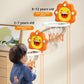 Panier de basket-ball pour enfants, jouet de sport silencieux et relevable