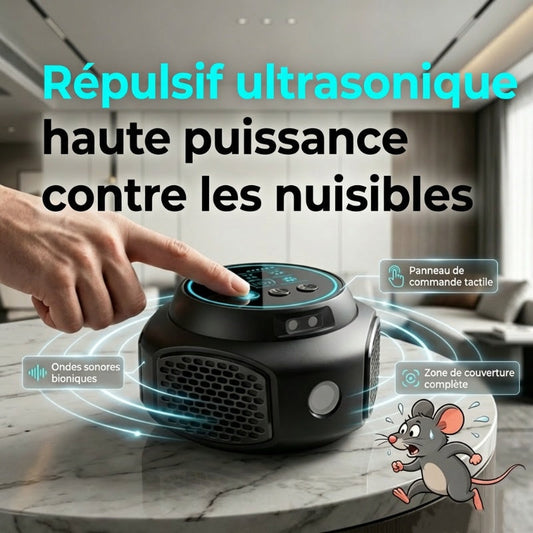 Répulsif antiparasitaire à ultrasons haute puissance