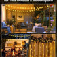 📢📢50% DE RÉDUCTION !! ⏰🎀Les meilleures décorations de Noël🎀Guirlande lumineuse extérieure LED solaire étanche