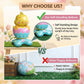 🎁SOLDES DE PÂQUES – 50 % DE RÉDUCTION 🐰🎉Ballons 3D sur pied pour Pâques Ballons géants Lapin Carotte Poussin Œuf Décoration pour fête de Pâques Cadeau pour enfants Décoration de jardin gonflable à l'air
