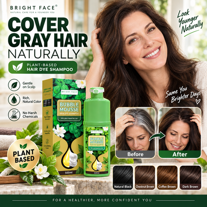 🏆 💇‍♀️ Coloration capillaire mousse longue durée à base de plantes | Sans ammoniaque | Application facile à la maison