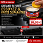 ✨ Cire anti-rayures ultime pour voiture – Redonnez de l'éclat à votre voiture et éliminez les traces de polissage 🚗💎