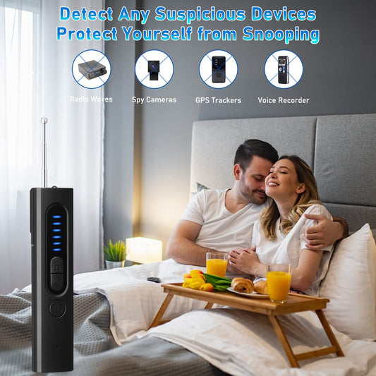 🔥 58% DE RÉDUCTION ! ✨ Détecteur de Caméras Cachées - 6 Niveaux de Sensibilité RF, Portée 10m, Protection de la Vie Privée 📡🛡️