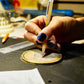 Stylo de marquage en métal pour verre et plaques métalliques