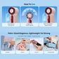 💨Mini ventilateur portable avec affichage LED –👍 Ventilateur de poche turbo 5 vitesses.✨ Rechargeable par USB, refroidissement rapide idéal pour les voyages et le maquillage.
