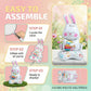 🎁SOLDES DE PÂQUES – 50 % DE RÉDUCTION 🐰🎉Ballons 3D sur pied pour Pâques Ballons géants Lapin Carotte Poussin Œuf Décoration pour fête de Pâques Cadeau pour enfants Décoration de jardin gonflable à l'air