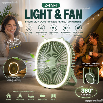 🥳VENTE HEISSER 2026🥳💞50.000+ VERKAUFT!👵❤️ Ventilateur de refroidissement 3-en-1 avec éclairage LED