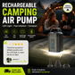 🏕️ Pompe à air de camping rechargeable – Lumière LED, gonflage rapide, compacte 🔋