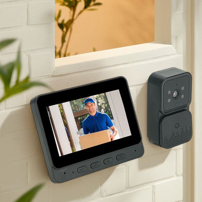 📢📢Système de Sonnette Vidéo HD – Sécurité Domestique 24h/24 avec Vision Nocturne & Interphone🏠👁️