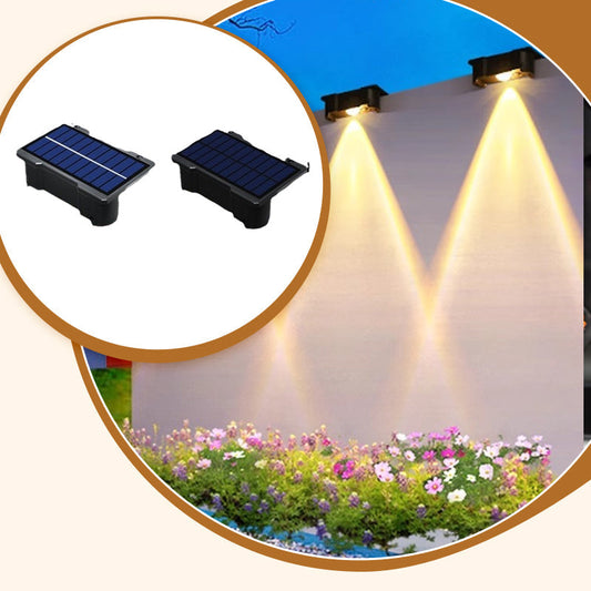 Lampes solaires étanches pour clôture – Décoration extérieure