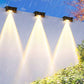 Lampes solaires étanches pour clôture – Décoration extérieure