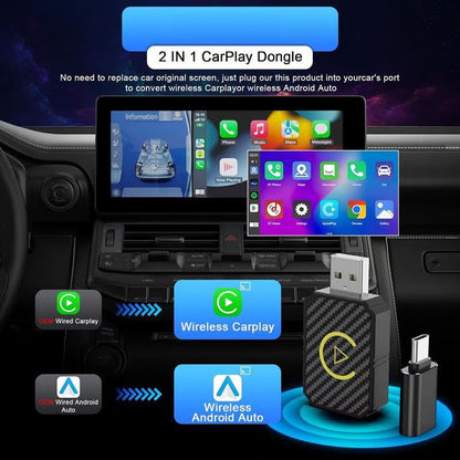 ⏳Dernier jour : 50 % de réduction 💥 Adaptateur CarPlay sans fil mini