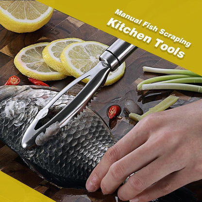🔥VENTE LIMITÉE -50%🔥Outils de cuisine manuels pour gratter le poisson