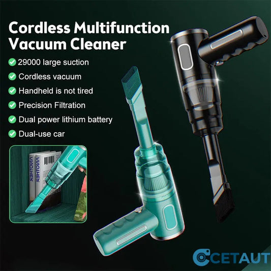 📣🔥Aspirateur de Voiture Sans Fil 120W Ultra-Puissant - Aspirateur Principal Rechargeable Avec Aspiration Cyclonique - Solution de Nettoyage Auto Ultra-Portable et Sans Effort