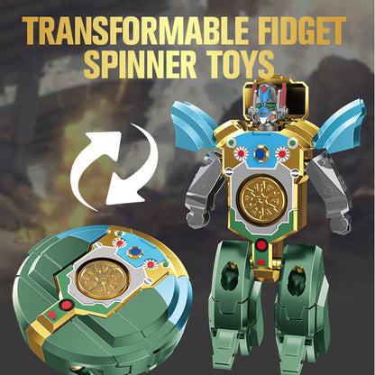 🌀 60% DE RÉDUCTION! ✨ Jouets Transformables Fidget Spinner - 5-en-1 avec Éléments Interchangeables pour l'Anti-Stress et la Concentration ⚡🧠