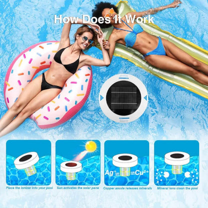 🌞💧Ioniseur solaire pour piscine pour une eau cristalline