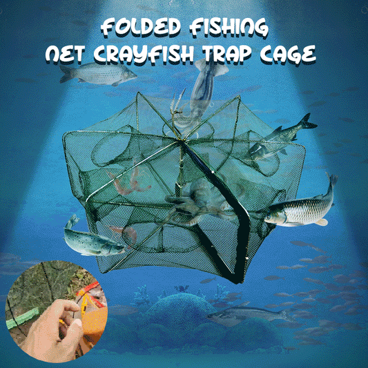 🦐🦀 Nasse pliante automatique – Le piège intelligent pour de plus grosses prises ! 🎣✨