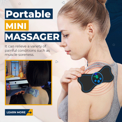 🎉Promotion exceptionnelle : 60 % de réduction🎉 Mini-appareil de massage portable à intensité réglable pour la nuque, le dos, la taille, les hanches et les jambes. Détendez-vous où que vous soyez ! 💆‍♀️