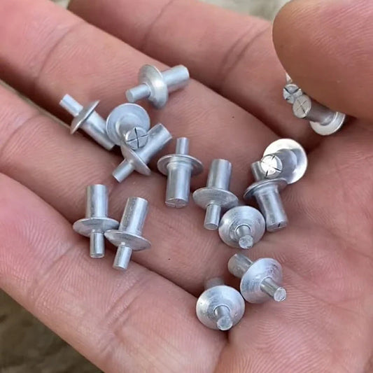 ⏳Offre spéciale à durée limitée⏰ 50 rivets à tête fraisée et rivets d'entraînement