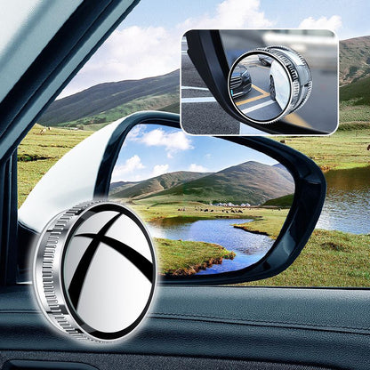 2 miroirs d'angle mort à ventouse pour voiture