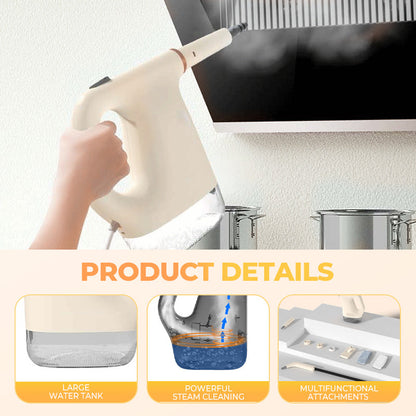 Nettoyeur à vapeur portable multifonctionnel avec accessoires